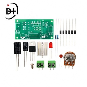 Kit de Fuente de Alimentación Ajustable LM317, Fuente de Alimentación CC Continuamente Ajustable, Piezas para Enseñanza y Formación DIY - Product Image 6