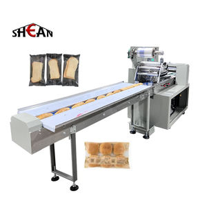 Máquina automática de embalaje de verduras de paletas de <span class=keywords><strong>pan</strong></span> rebanado de croissant de pita francesa de sándwich de galleta de pastel de <span class=keywords><strong>Brioche</strong></span> de flujo de alta velocidad - Product Image 3