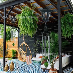 Solar Aluminum Wind Chime <b>Led</b> Outdoor Hanging Garden <b>Light</b> With <b>Light</b> <b>Sensor</b> Mono Si Cell - Product Image 2