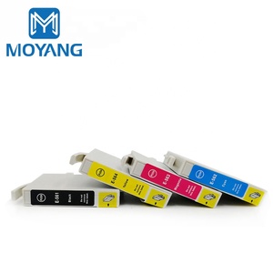 MoYang Compatible pour <span class=keywords><strong>EPSON</strong></span> T0561 T0562 T0563 T0564 <span class=keywords><strong>Cartouche</strong></span> d'<span class=keywords><strong>encre</strong></span> STYLUS Photo RX430/R250/RX530 Cartouches de T0561-4 pour <span class=keywords><strong>imprimante</strong></span> - Product Image 1