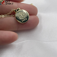 2026 meilleur cadeau de noël lune NFC musique intelligente pendentif collier Mini étiquette bijoux avec Communication NFC 13.56MHz