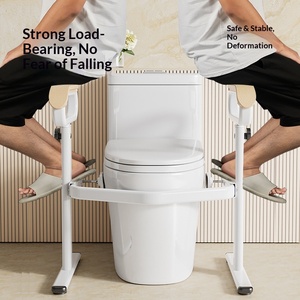 Barres d'appui antidérapantes pour toilettes, barres de sécurité pour salle de bain, supports de main pour personnes handicapées, barres d'appui pour parents - Product Image 4