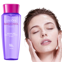 Tonique SADOER au Bakuchiol en gros avec acide hyaluronique et panthénol, tonique hydratant pour le visage, fournisseur OEM ODM 400ml