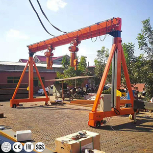 Grue portique mobile compacte à hauteur réglable avec structure en acier de 0,5 tonne, 1 tonne, 2 tonnes - Product Image 3