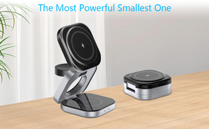 Sạc không dây từ tính 3 trong 1, gấp gọn, 15W, sạc nhanh cho iPhone - Product Image 5