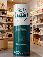 Support d'affichage totem en carton personnalisé pour promotion, présentoir totem en carton