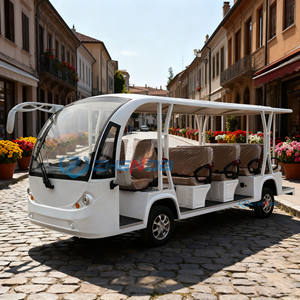 Bus urbains électriques, chariot électrique, bus électrique, sièges bruns et bande lumineuse blanche, bus touristique avec climatisation et porte, nouveau modèle 2026 - Product Image 4