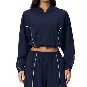 <span class=keywords><strong>Veste</strong></span> de sport pour <span class=keywords><strong>femme</strong></span> Under Lulu UPF50+ à capuche, protection solaire UV extérieure, séchage rapide, anti-plis, protection UV à 360° - Product Image 5