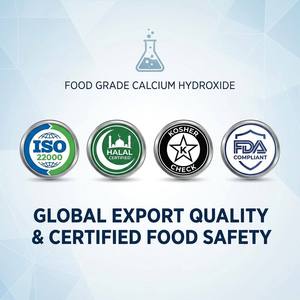 Poudre d'hydroxyde de calcium de qualité alimentaire en gros E526 Norme FCC Cas 1305-62-0 Régulateur d'acidité <span class=keywords><strong>Prix</strong></span> en vrac - Product Image 3