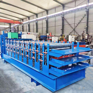 Buy Corrugated Roll Forming Machinery IBR Metal Good Quality Roofing <b>Sheet</b> Price Color Steel <b>Tile</b> Press Roll Forming Machine - Product Image 6