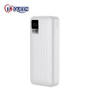 Batterie externe portable 10000mAh avec lampe torche LED, câbles intégrés, sortie double USB 20W pour téléphone portable 5V 2A - Product Image 1