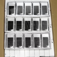 Faux cils en gros, fournisseur de fans de cils individuels, curler, fan de cils, marque privée, boîte 3D, bande de cils en vison, emballage, extension de cils