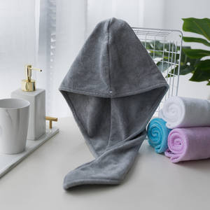 In microfibra Capelli di Secchezza del Tovagliolo Rapido Magia di Secchezza Wrap Turbante Vasca Da Bagno Doccia Testa Asciugamano Con Pulsanti - Product Image 6