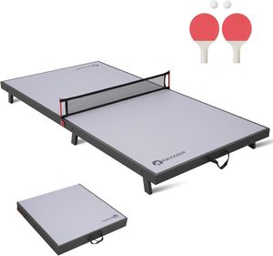 Table de <span class=keywords><strong>ping</strong></span>-<span class=keywords><strong>pong</strong></span> portable et pliable pour le sport, <span class=keywords><strong>jeu</strong></span> de tennis de table d'intérieur avec matériau MDF - Product Image 1
