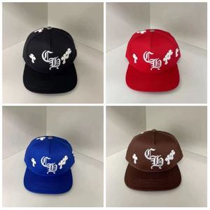 หมวกแก๊ปบีส์เบลล์ทรงครอคกี้ CH สำหรับผู้ชายและผู้หญิง ปรับได้ ป้องกันแสงแดด วัสดุ PVC เท่ห์ๆ สำหรับฤดูร้อน สไตล์ฮิปฮอป - Product Image 2