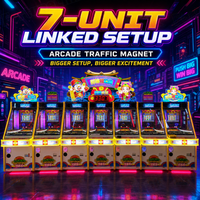 Machine à poussoir de pièces Lucky Fortune God 7, Fournisseur direct de machines d'arcade, Jeu de poussoir de pièces B2B personnalisé