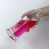 Ventes directes d'usine 350ml 400ml 500ml Bouteille de sauce piquante en verre vide avec couvercle Bouteille de sauce piquante Offre Spéciale en verre avec couvercle en métal
