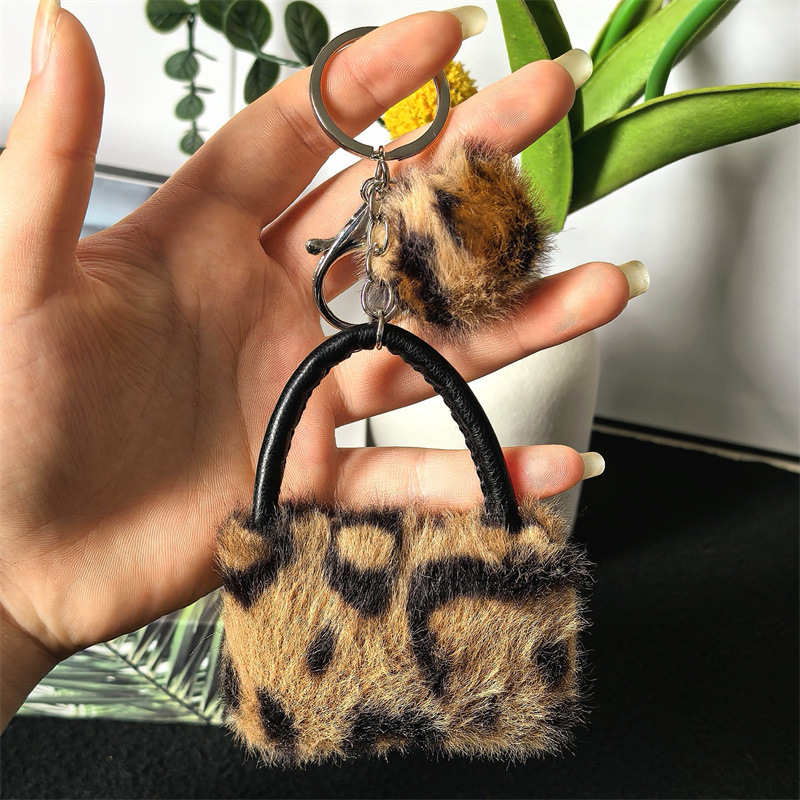 Dark brown leopard print