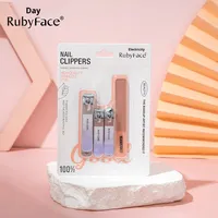 Ensemble de manucure Rubyface en acier inoxydable de haute qualité Ensemble de coupe-ongles Durable Sharp Cross-Border Multi-Size Combination