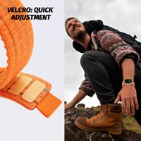 Tschick Trail Boucle pour Apple Watch Ultra 2 Bande 49 44 45 46 42 40mm 41mm Nylon Sport Bracelet IWatch Série 10 9 7 8 Se Sangles
