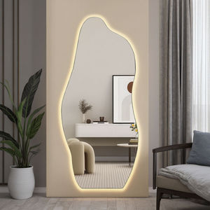 Vente en gros de miroirs de corps entier rétroéclairés multifonctionnels sans cadre de forme irrégulière à fixer au mur pour salles de bain et salons - Product Image 3