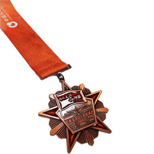 Taille personnalisée moulage sous pression galvanoplastie Vietnam métal artisanat médaille d'électroplacage en alliage de zinc - Product Image 1