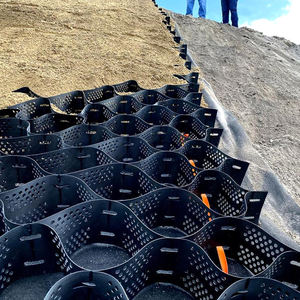 Stabilisateur de <span class=keywords><strong>gravier</strong></span> HDPE Geocell 50mm Geo Cell pour l'extérieur des terres agricoles allée allée route pour murs de soutènement prix du fabricant - Product Image 2