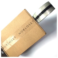 Ruban d'impression logo personnalisé de haute qualité, bas quantité minimale de commande bande de scellage en carton, pour la livraison, avec logo, 1 pièce