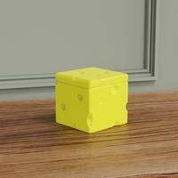 Vente en gros Récipient hermétique personnalisé sans danger pour les aliments Pot de rangement en céramique en forme de fromage fantaisie avec couvercle pour la cuisine ou le garde-manger