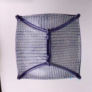 Antiguo chino <span class=keywords><strong>azul</strong></span> blanco cerámica Pagoda diseño contemporáneo jarrón de mesa <span class=keywords><strong>pabellón</strong></span> decorativo adorno de porcelana - Product Image 6