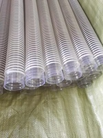 Tuyau d'aspirateur industriel en PVC, flexible, transparent, ondulé, en caoutchouc, télescopique, pour le travail du bois et la gravure