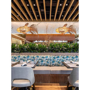 Japanese Style Fish Shaped Chandelier Rattan LED Pendant <b>Light</b> For <b>Dining</b> Room Bar Hotel Lobby Art Decor - Product Image 4