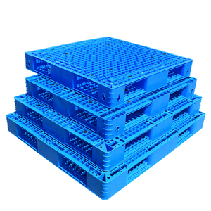 1500*1200*150Mm Thân Thiện Với Môi Pallet Lưu Trữ Stackable Màu Xanh Euro Pallet HDPE Đôi Mặt Nhiệm Vụ Nặng Nề Tái Chế Nhựa Pallet - Product Image 4