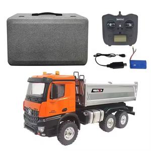 SJY-1598 Camión Volquete Eléctrico de Aleación 2.4GHz, Escala 1/14, 14 Canales, Programable, Modelo de Ingeniería - Product Image 1