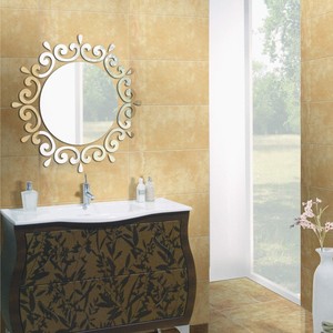 3D Sunflower <b>Mirror</b> Wall Stickers Self-Adhesive Decorative Decals for Bedroom Bathroom & TV Background DIY Home Art Mural - Product Image 2