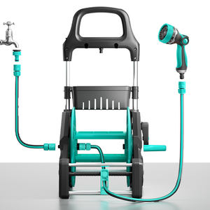 Enrouleur de tuyau rétractable haute capacité de 60 m avec système de verrouillage automatique pour l'irrigation agricole - Product Image 1