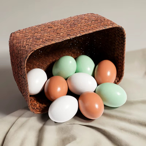 Wooden <b>Egg</b> Duck <b>Toy</b> Pretend Play Food Spinning <b>Toy</b> Coloring Art Craft Prank <b>Toy</b> for Kids Toddlers - Product Image 4