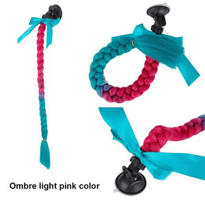 Cola de Caballo para Casco de Motocicleta, Trenzas para Casco de Bicicleta, Cola de Caballo con Clip, Diseño Reutilizable, Multicolor - Product Image 6