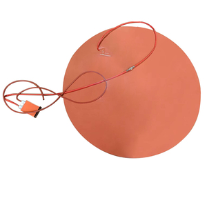 Couverture chauffante ronde en silicone 220V 125W avec contrôle numérique de la température pour le séchage des assiettes alimentaires - Product Image 1