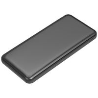 Batería Externa Portátil OEM con Logotipo Personalizado, Tipo C, 10000 mAh, 5V 2A, Blanca y Negra, para Teléfono Android