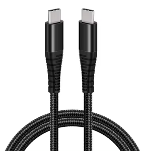 Cavo USB Type-C Intrecciato OEM 3A 5A per Ricarica Rapida 60/100W 1M/2M Personalizzabile in Rame Stagnato Certificato ISO 9001 per Stampanti - Product Image 1