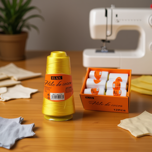 Filo da Cucito Ilan 2750 M Giallo Dorato Confezione da 12 Pezzi - Product Image 2