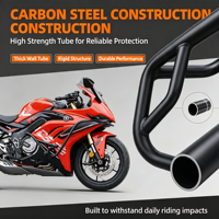 Nouveau Pare-chocs Renforcé en Acier Carbone pour Moteur de Moto ForVOGE LX500-3A avec Garantie d'un An pour la Modification Wuji