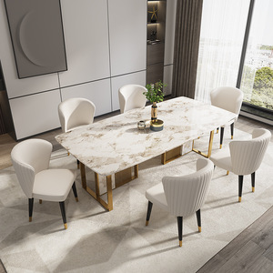 Fauteuil pliant réglable en métal haut de gamme et luxueux, contemporain, avec revêtement en velours, pour appartement, hôtel, restaurant, salle à manger - Product Image 6