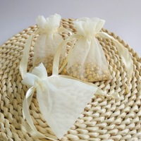 Sachets en organza épais pour bijoux Bed Rocket, mini-sachets en organza pour bonbons avec cordon de serrage