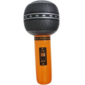 EUPSIIU 10 Pièces Microphones Gonflables Multicolores Accessoires Fête