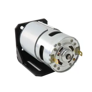 HLTNC dayanıklı 775 795 895 mil motoru 3000-12000 RPM fırça dc motorlar iki bilyalı rulman ile 775 150W lineer servo motor anma