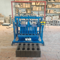 Machine mobile de fabrication de briques à poussée directe, machine à fabriquer des blocs creux, vendue à bas prix