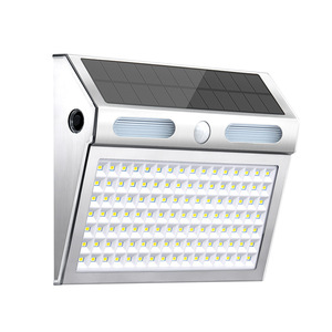 Solar Wall Lamp 6V LED Aluminum Body Polycarbonate Diffuser Outdoor Waterproof <b>Motion</b> Sensor <b>Light</b> - Product Image 1