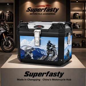 Top Case <span class=keywords><strong>Moto</strong></span> Imprimé Super Rapide 45L Étanche Rigide avec Serrure pour Rangement <span class=keywords><strong>Moto</strong></span> - Product Image 6
